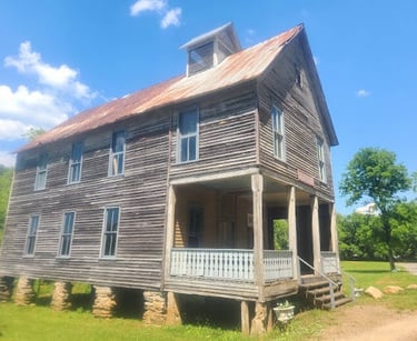 TN Rivers - Historic building on the Hiwassee river at Webb Brother's in Reliance