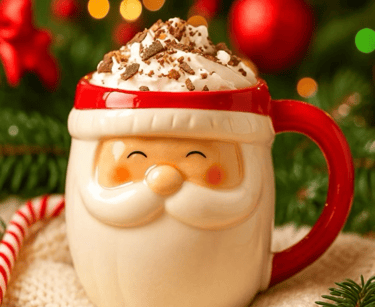 caneca de papai noel