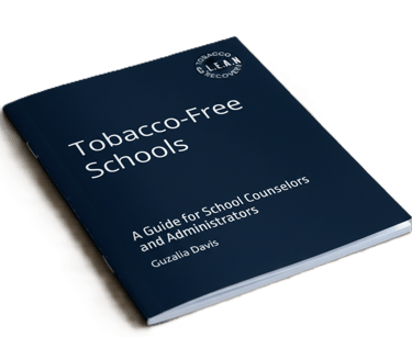 Tobacco-Free Schools guide book for school counselors and administrators by Guzalia Davis.