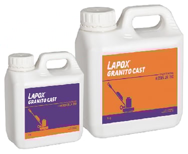 Lapox granito cast, resin and hardener