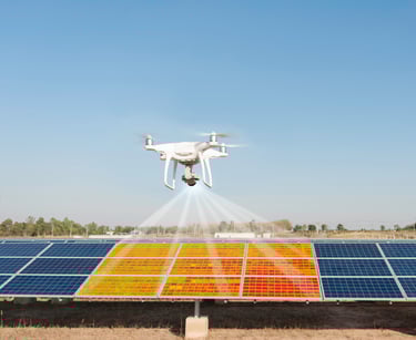 Inspection thermographique photovoltaïque