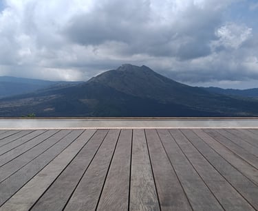 Pemasangan lantai kayu ulin rustic
