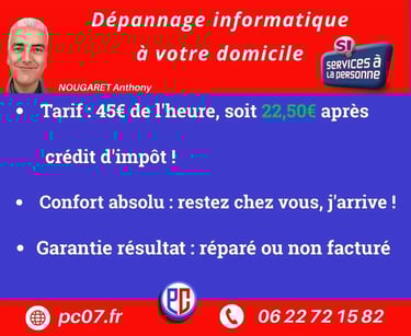 réparateur ordinateur à portes-les-valence