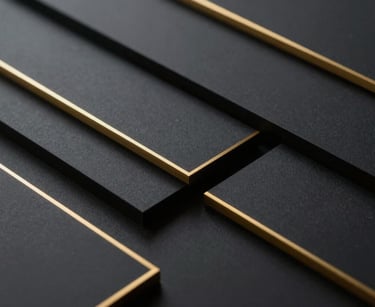 Sleek geometric structures illustrating robust enterprise IT architecture and consulting services.