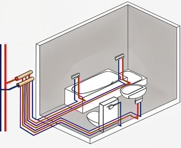 Tercera Fase Reforma Baño - Instalación de Fontanería