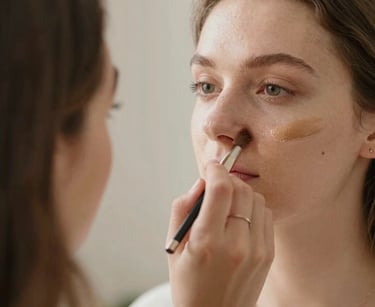Maquillage mariée réalisé à l’institut