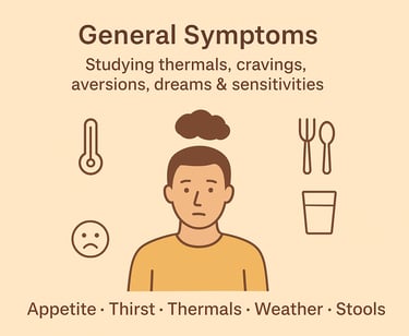 General symotoms 