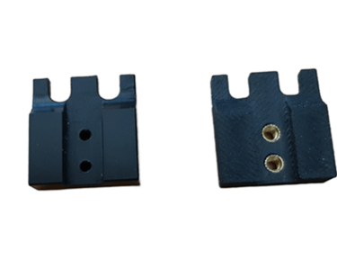 Reconstruction of robot gripper in PETG-CF with threaded inserts