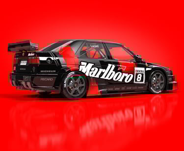 livery de Marlboro del coche DTM Alfa Romeo 