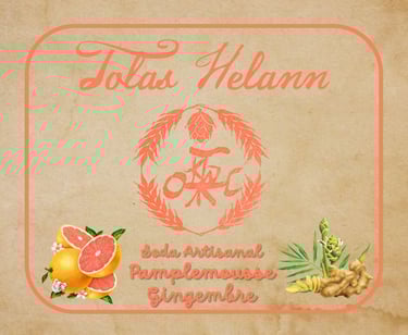 étiquette soda Tolas