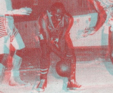 1953 Lampo Harlem Globetrotters Goose Tatum Basketball Card Italian
