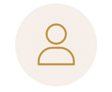     Minimal gold line icon representing personalised property guidance and homeowner support