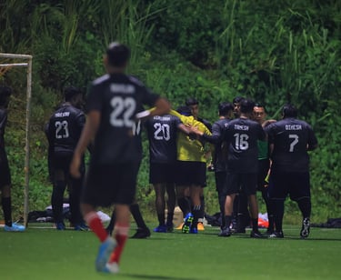 team helping injured player