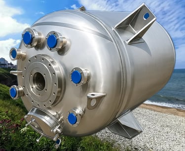 High pressure stainless steel reactors