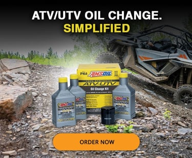 AMSOIL ATV-UTV Oil Change Banner