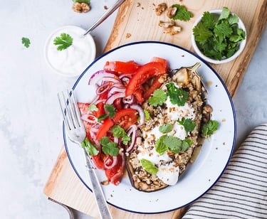 aubergine farcie healthy