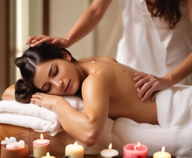 Relaxing spa ambience at Peace and Pamper Spa Perumbakkam