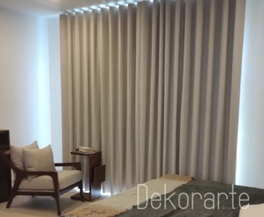 Cortina onda perfecta en recamara 