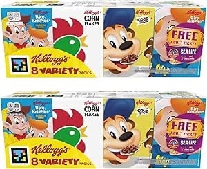 a couple of boxes of cereals with a goofy - eyed face