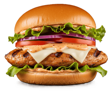 Grilled Chicken Burger from PremiYum Foods!