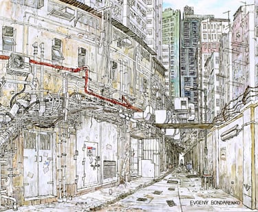 Mural by Evgeny Bondarenko