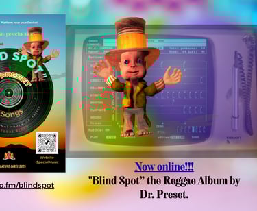 a man in a hat and a record player