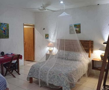 Habitación en mayan bungalow con 2 camas