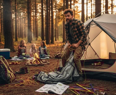 Facilidade de montagem da Barraca