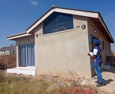 New House Inspection by a Kumusha Heritage Trust Field Agent