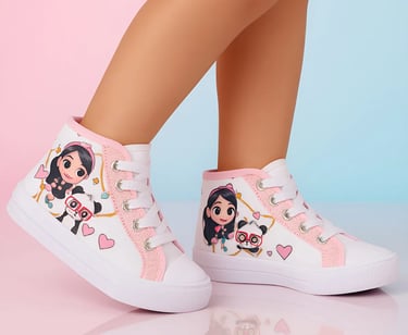 Tênis Infantil Casual Lulu Botinha Menina Glitter