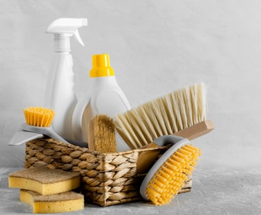 kit de matériel d'entretient hygiénique
