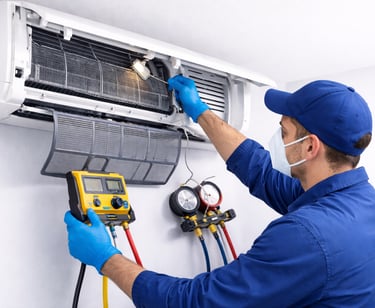 Diagnostic technique et nettoyage de climatisation 