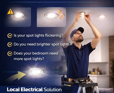 Common Spot Light Problems & Solutions for Spot Light Installation in Coventry