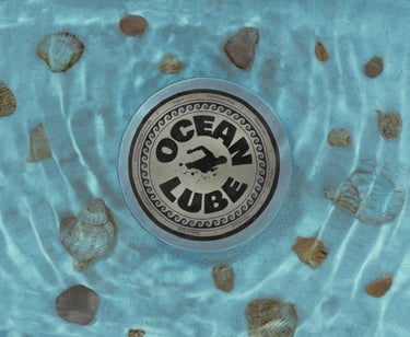 Tub of Ocean Lube in water