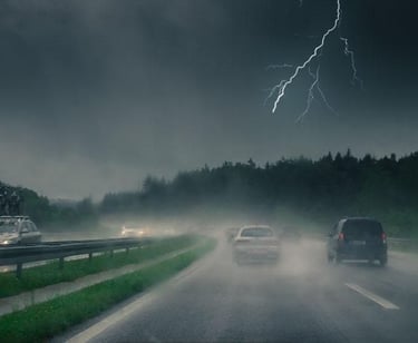 Driving in Hail or Thunderstorms
