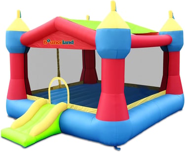 Bounceland Inflatable Party Castle Bounce House Bouncer, 16 ft L x 13 ft W x 10.3 ft H, Basketball H