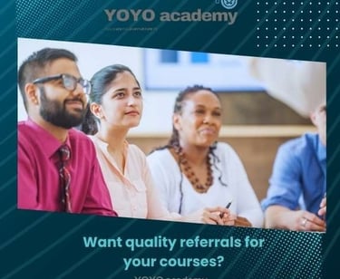 yoyo academy course referrals