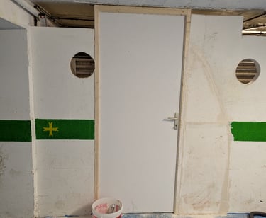 Mise en place de porte