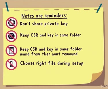 a note pad with some notes on it