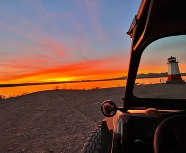 Some of the best sunsets in are in Lake Havasu City