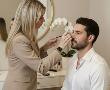 Grooming sposo Torino: trucco uomo naturale Jessica Simonati.
