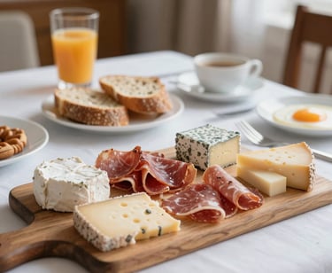 croissant on top of stainless steel tray