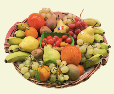Panier de fruits livré en entreprise – fruits frais soigneusement sélectionnés