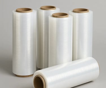 Stretch film ensuring dust and moisture protection during transit