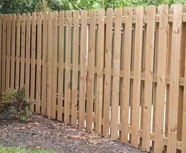 Shawdowbox Wood Fence