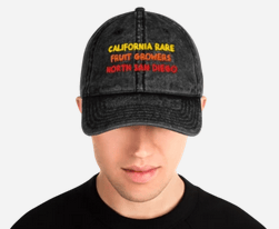 Man in a black baseball hat