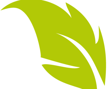ícone timber pisos em formato de folha