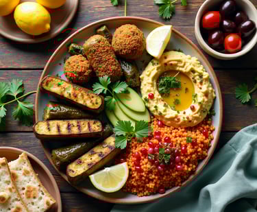 a veggy plate