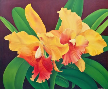 Double Yellow Cattleya