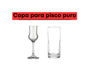 Copas para pisco en alquiler